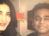 Shruti Haasan meets Rahman at his LA studio