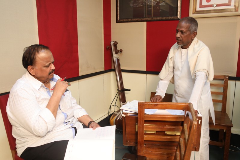Ilayaraja-SPB song recording stills