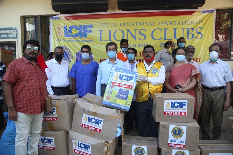Lions Club District 324 A1 Donates Medical kits to Govt. Hospitals