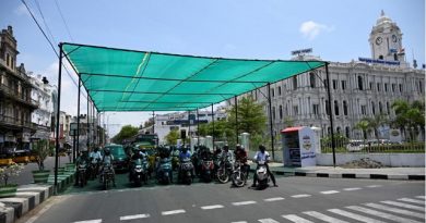 Greater Chennai Corporation Installs Shade Pavilions at Traffic Signals