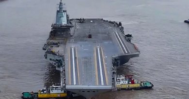 China’s Third Aircraft Carrier Begins Sea Trials Amid Tensions