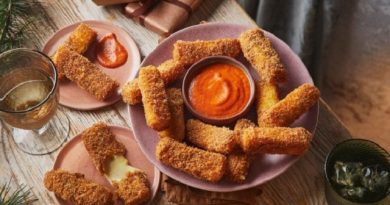 Indian-Spiced Mozzarella Sticks with Tomato Dip