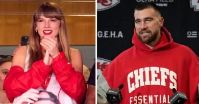 Taylor Swift Cheers for Fiance Travis Kelce Christmas