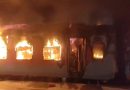 Two AC Coaches Burn in Train Fire