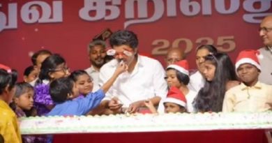 Vijay Stresses Unity at Christmas Event