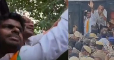 தடையை மீறி போராட்டத்தில் ஈடுபட்ட அண்ணாமலை கைது!