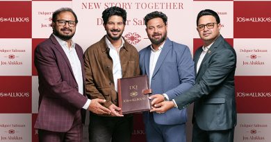 Dulquer Salmaan Joins Jos Alukkas as Brand Ambassador