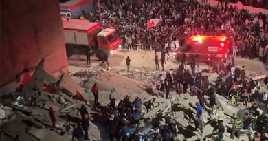 மொராக்கோவிக் அடுக்குமாடி குடியிருப்புகள் இடிந்து விழுந்து விபத்து – உயிரிழந்தவர்கள் எண்ணிக்கை 22 ஆக உயர்வு