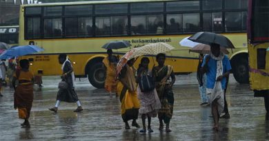 நாளை முதல் 15 ஆம் தேதி வரை தமிழகத்தில் மழை பெய்ய வாய்ப்பு – வானிலை ஆய்வுய் மையம் தகவல்