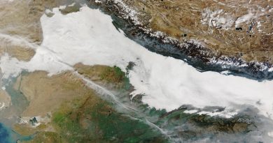 Dense Fog Covers Ganga Delta During Cold Wave