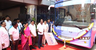 இந்தியாவின் முதல் 24×7 டிஜிட்டல் மருத்துவப் பேருந்து சேவையை அறிமுகப்படுத்தும் சிம்ஸ் (SIMS) மருத்துவமனை