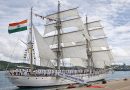 INS Tarangini Arrives in Trincomalee for Training
