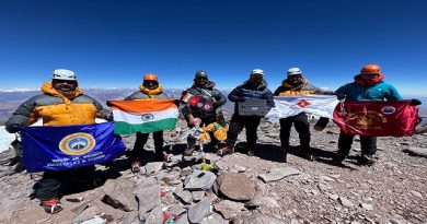 Indian Team Summits Mount Aconcagua