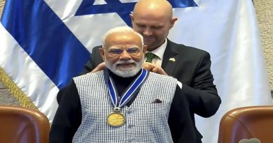 Modi Receives Israel’s Highest Parliamentary Honour