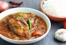 Oriya Fried Fish in Mustard Garlic Tomato Sauce