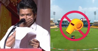 TVK Alleges Whistle Ban at Chepauk Stadium