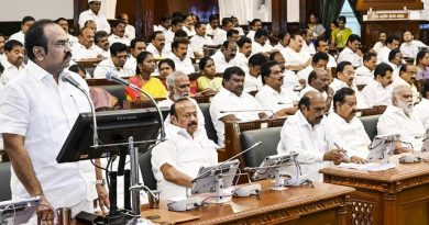 Thennarasu Presents Interim Budget Ahead of Polls