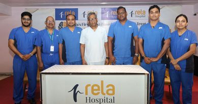 Rela Hospital Performs India’s First Wrist-Based Procedure to Treat Rare Bulge in Brain’s Blood Vessel with Intrasaccular Device