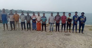 14 Tamil Nadu Fishermen Return from Sri Lanka