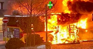 Bus Fire in Switzerland Kills Six People