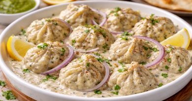 “Creamy Afghani Momos – Soft and Delicious”