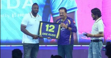 KKR Retire No.12 Jersey in Honor of Andre Russell