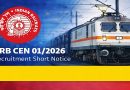 RRB CEN 01/2026 ALP recruitment short notice for 11,127 vacancies released, applications to open from May 15