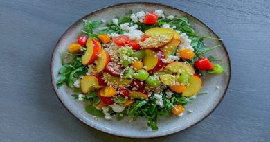 Refreshing Summer Blossom Salad with Honey-Lemon Dressing