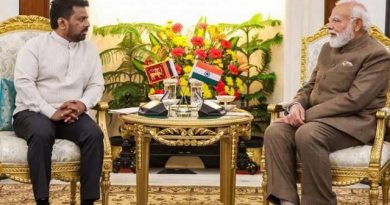 Sri Lankan President Thanks India for Fuel Aid