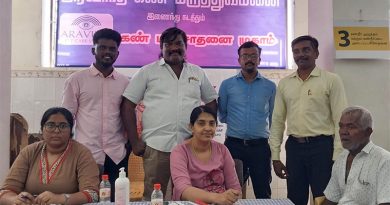 தூத்துக்குடியில் நடைபெற்ற இலவச கண் பரிசோதனை முகாம்!