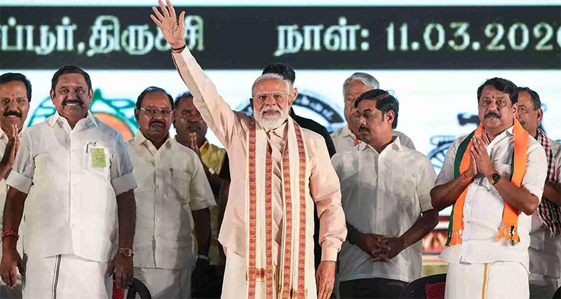 5 புதிய ரெயில் சேவைகளை தொடங்கி வைத்தார் பிரதமர் மோடி