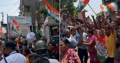 BJP TMC Workers Clash in Kolkata