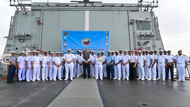 Indian Navy Ship Arrives in Singapore Under MAHASAGAR Initiative