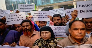 Migrant Workers Protest Over unpaid Salaries