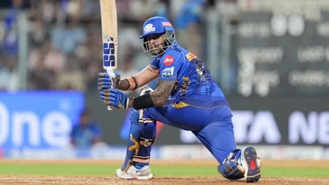 Suryakumar Yadav Falls After Reaching Fifty