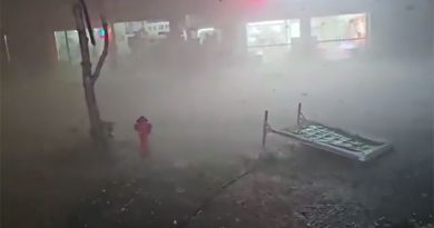 சீனாவில் சக்திவாய்ந்த ஆலங்கட்டி மழையால் பாதிப்பு!