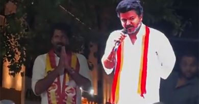 ‘ஹாலோகிராபிக் புரோஜெக்ஷன்’ தொழில்நுட்பம் மூலம் பிரசாரம் செய்த த.வெ.க தலைவர்!