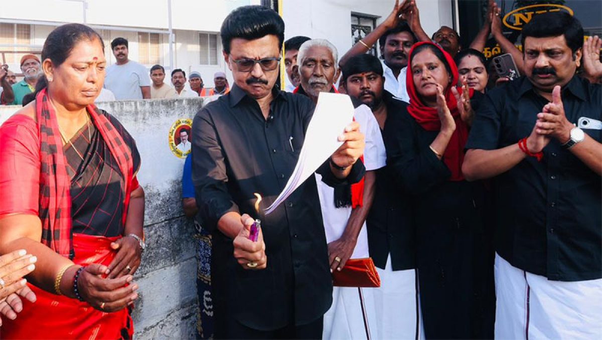 மற்றுமொரு தீயினைப் பற்ற வைத்திருக்கிறேன் – முதலமைச்சர் மு.க.ஸ்டாலின்