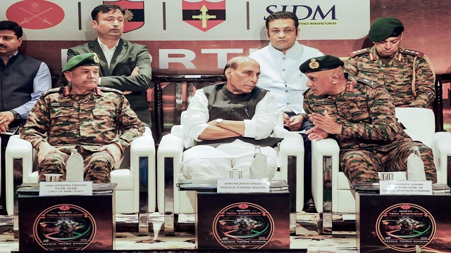 Rajnath Singh Pushes for High-Tech Warfare Innovation at Symposium