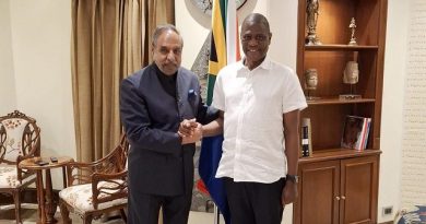 Congress Leader Anand Sharma Meets South African Deputy President