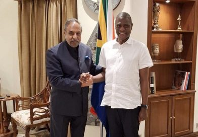 Congress Leader Anand Sharma Meets South African Deputy President