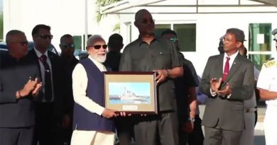 சீஷெல்ஸ் நாட்டுக்கு அதிநவீன கப்பல் வழங்கிய நிகழ்வு – பிரதமர் மோடி பங்கேற்பு