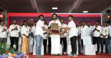 Dhanush Birthday Celebration with Fans Stills