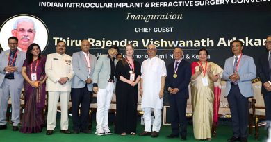 Honourable Governor of Tamil Nadu and Kerala Shri Rajendra Vishwanath Arlekar Inaugurates IIRSI 2026 – Convention on Intraocular Implant & Refractive Surgery