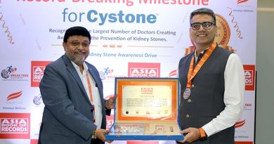 Kidney Stone Prevention Initiative Unites More Than 8,200 Doctors Across India, Earns Asia Book of Records Recognition