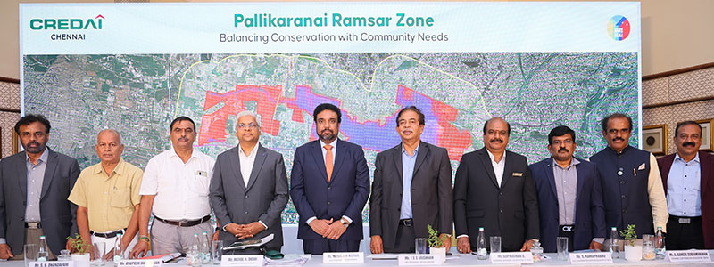 Real Estate Industry Advocates Balanced Framework for Wetland Conservation and Community Development in the Pallikaranai Ramsar Zone
