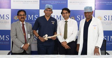 SIMS Hospital Treats Spinal Compression in 84-Year-Old with Pacemaker Through Single-Incision Endoscopic Surgery