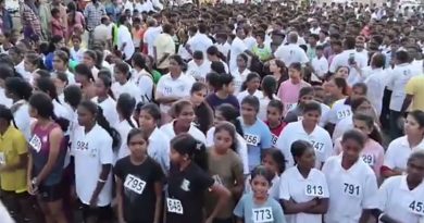 தேனியில் ‘வீ த லீடர்ஸ்’ அமைப்பு நடதிய போதைப்பொருள் எதிர்ப்பு விழிப்புணர்வு மாரத்தான் போட்டி