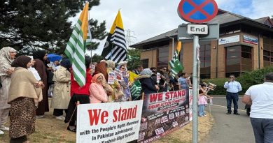 British Kashmiri Diaspora Protests in Bradford Support People of PoJK