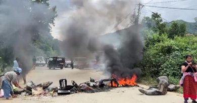 CRPF Sub-inspector Injured, Two Homes Burned in Manipur Clash